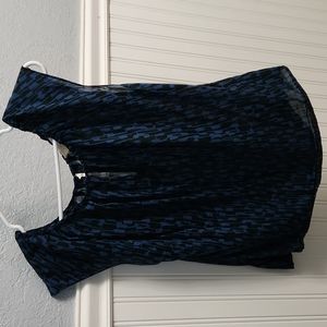 MK black and blue lightweight top